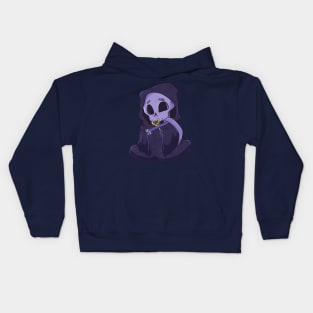 Grim Reaper and Moth Kids Hoodie